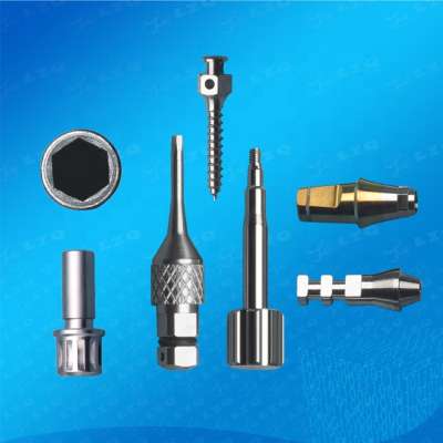 Forming Ti/ Tc1/Tc2 accessories parallel pin implant stopper abutment transfer screw  analog