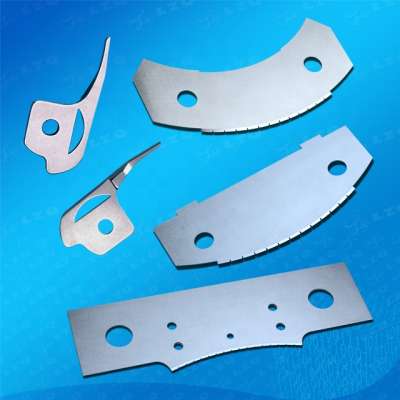 Cutting blade for plastic bottle hard alloy scissor