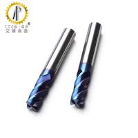 HRC60 4 Flutes Carbide Flattened End mills CNC Milling Cutter